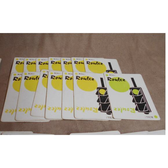 Vintage 1962 Mille Bornes Card Game Complete Parker Brothers Green Box - Picture 6 of 10